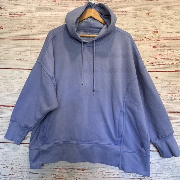 free people movement Tops - Free People Movement Sprint To The Finish Hoodie in Blueberry Sz M